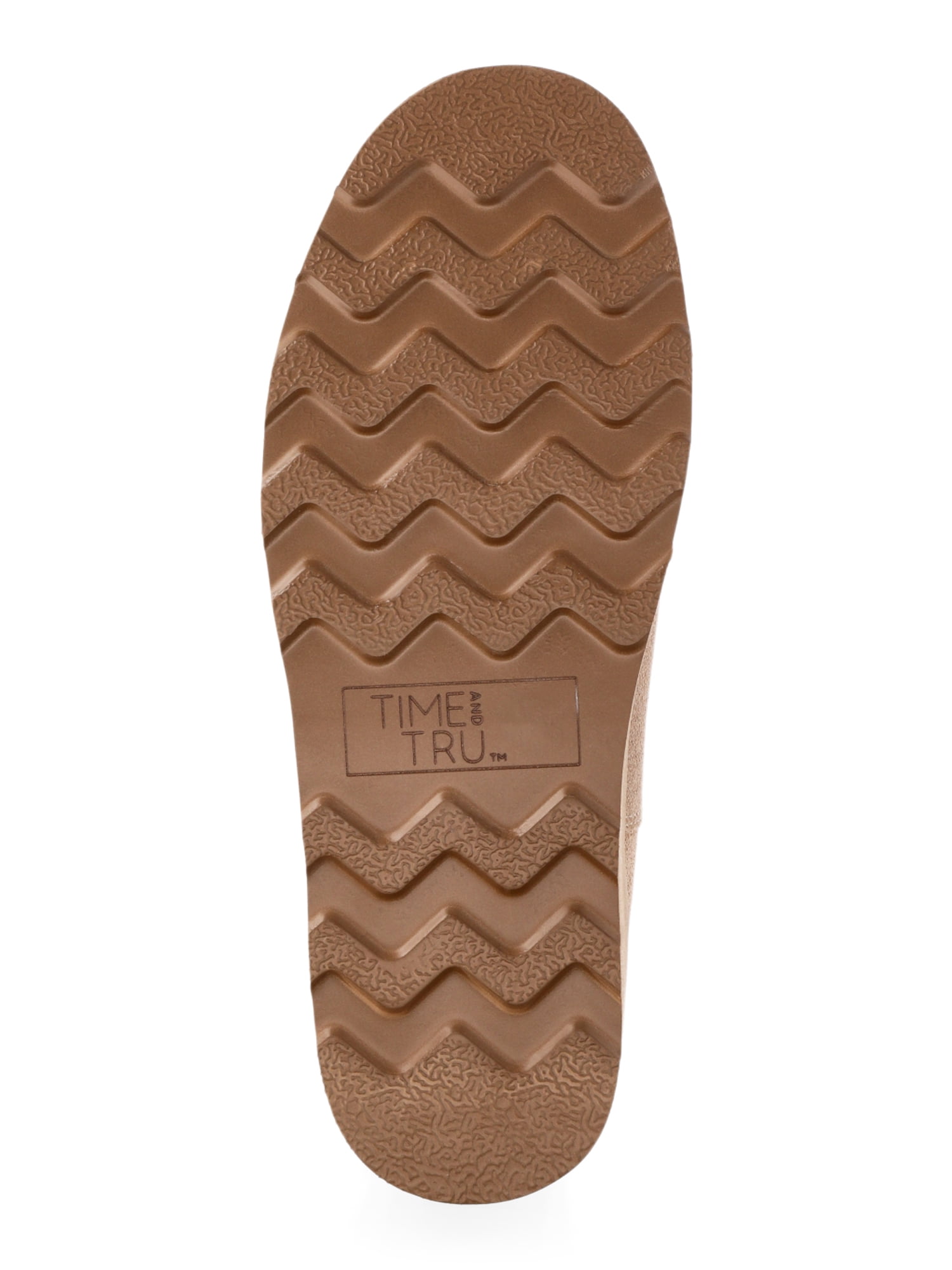 Time and Tru Women's Genuine Suede Platform Cozy Boots