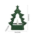 thumbnail image 2 of Christmas Tree LED Light Battery Operated Mini Tabletop Decor 6.3 Inch Plastic Christmas Decoration with Multi Color Lights for Home Office Desk Party Decor, 2 of 7