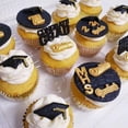 thumbnail image 2 of 3 Graduation Candy Mold,Grad Cap Diploma Mould Doctoral Cap Congrats Grad Congratulations Candy Jelly Chocolate Mould for Grad Party Cake Cupcake Topper Decoration, 2 of 4