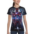 thumbnail image 3 of T-Shirts 3D Graphiques Power Team Ran-G-er Chandails Fantaisie Col Rond Manches Courtes T-Shirts pour Jeunes Garçons Filles, 3 of 8