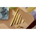 thumbnail image 6 of Goo-Ki 12 Pack Light Brushed Brass Cabinet Knobs, Dresser Pulls for Kitchen, Vintage Drawer Hardware Handles for Bedroom, 1.26 Inches Diameter, 6 of 6