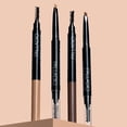 thumbnail image 5 of Palladio Brow Definer Retractable Pencil, Triangular Tip Fills Brows for a Natural Look, Tame and Shape Eyebrows with Spoolie Brush, Eyebrow Shaper, Buildable Light to Dark Colors (Taupe), 5 of 9