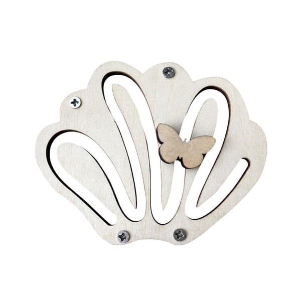 Tablero de actividades de madera juego de cognición DIY niños Montessori tablero ocupado (cáscara)