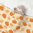 thumbnail image 2 of Yiaed Autumn Leaves And Pumpkins Print Dog Blankets-Cat Blanket Washable for Couch Protection,Puppy Blanket, Soft Plush Reversible Throw Furniture Protector-Large, 2 of 8