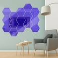 thumbnail image 4 of 48/6Pcs 3D Hexagon Mirror Wall Stickers Self Adhesive Acrylic Removable Wall Decals For Living Room Bedroom DIY Home Decoration, 4 of 10