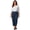 Navy, variant on Women's Plus Size Super-Stretch Straight Ankle Pull-On Pant