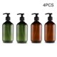 thumbnail image 4 of Inteprter Dispensador de jabón, botellas con bomba de presión, contenedor de plástico, suministros de baño para dispensar lociones corporales de Juegos de accesorios de baño Numero 3 Inteprter HA042823-03, 4 of 6