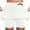 Skirt 112# White, variant on oqasdz Women's Mid Rise Elastic Waist Solid Color Seamless Stretch Fit Culottes with Pocket Sports Workout Casual Fashion Outdoor Skirt