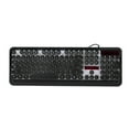 thumbnail image 2 of Yeacher USB Wired Gaming Keyboard Steampunk Keyboard Backlit Retro Round Keycap Metal Panel 104 Keys for PC Laptop, 2 of 7