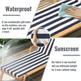 thumbnail image 5 of SDJPOI Outdoor Chaise Lounge Cushions, 72×21×3in Patio Chair Cushion for Pool Beach（Navy White）, 5 of 6