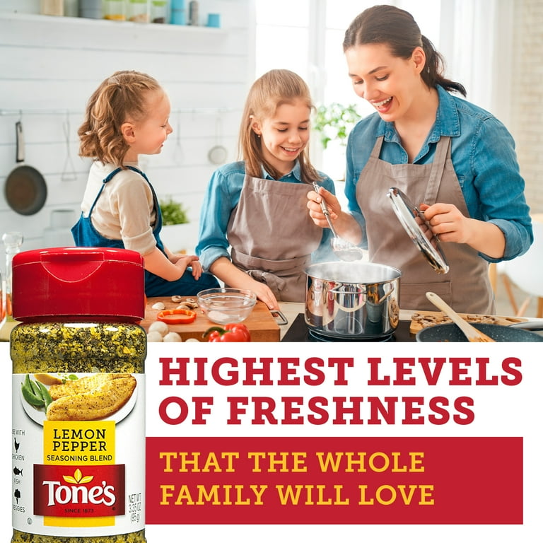 Tone's Lemon Pepper Seasoning Blend, oz
