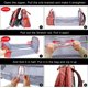 thumbnail image 4 of Mochila para pañales de bebé, bolsas de pañales de gran capacidad, bolsa de pañales de viaje portátil con cama plegable, mochila para cuna (rosa) JFHHH pequeña, 4 of 5