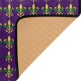 thumbnail image 3 of Yayeee Area Rugs for Living Room 5.2'x4' Non Slip Washable Bedroom Floor Carpet, Gold and Green Floral Pattern, 3 of 5