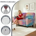 thumbnail image 6 of Jiueut Star Tie Dye Pattern Recliner Covers, Wear Resistant Recliner Chair Covers Dustproof Reclining Couch Covers for 2 Seat Loveseat Sofa, 6 of 7