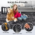 thumbnail image 6 of Washable Rugs 5x7 Rug for Living Room Modern Vintage Non Slip Large Area Rug for Bedroom Decor Farmhouse Low Pile Stain Resistant Carpet for Office Dining Room Classroom 5'x7' Black, 6 of 9
