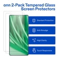 thumbnail image 3 of onn 2-Pack Tempered Glass Screen Protectors for Samsung Galaxy S26 Ultra, Standard Drop & Scratch Protection, Includes Easy Application Frame, 3 of 5