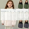 thumbnail image 3 of Green Color Block Coats for Kids Girl Boy Winter Fall Long Sleeve Collared Neck Lounge Cute Warm Thick Puffer Plain Padded Jacket Outfit Kid 2026 Clothing Y2K 7 Years, 3 of 7