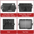 thumbnail image 5 of Picnic BBQ Grill Caddy with Paper Towel Holder, Outdoor Camping Griddle Organizer & Portable Barbecue Utensil Storage for Patio, Backyard, and Cookouts, 5 of 8