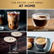 Ninja Luxe Café Premier Espresso Machine & Drip Coffee Maker, Rapid Cold Brew, Integrated Grinder, Assisted Tamper, Hands-Free Frother for Cappuccinos, Lattes, Dairy or Non-Dairy, ES601 Silver