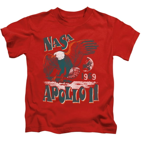 Nasa Apollo 11 Youth 18/1 T-Shirt Red