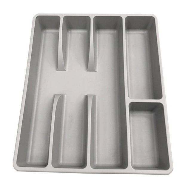 Organizador de cajones de cocina ShengDrawer, soporte para cubiertos, organizador de utensilios, bandeja para cubiertos
