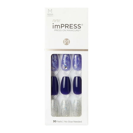 KISS imPRESS Press-on Manicure, Polished, Medium, Coffin