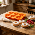 thumbnail image 7 of ACDANC 2026 New Donut Pan Rectangular Chocolate Silicone Cake Thickened Candy Perfect for Mini Donuts and Muffins for Baking Mini Treats Muffins Donuts Cupcakes Desserts., 7 of 7