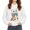 White, variant on akafmk Girls Graphic Hoodies Lightweight Hoodie Sweatshirt Long Sleeve Pullover Tops Cute Versatile Fall Clothes, Size 3-4 Years
