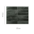 thumbnail image 3 of 1/5/10 piezas de pegatinas de pared 3D de mosaico verde, despegables y adhesivas, para panel de pared, autoadhesivas, mate, para azulejos contra salpicaduras, para cocina y baño, 3 of 5