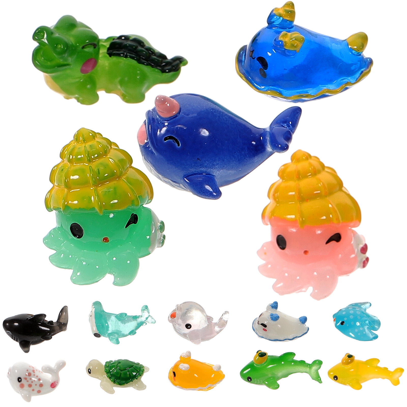 Mini Resin Animals Ocean Themed Mini Resin Figures - Temu