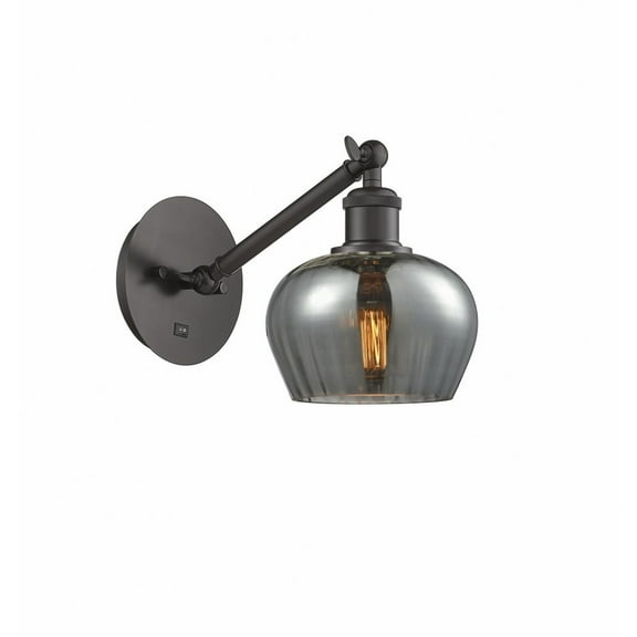 317-1W-OB-G93-LED-Innovations Lighting-Fenton - 1 Light Wall Sconce In Art Nouveau Style-9.88 Inches Tall and 6.5 Inches Wide Oil Rubbed Bronze Plated