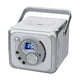 thumbnail image 1 of Jensen FM Stereo CD555 Bluetooth Boombox, Plata, 7.00 x 9.75 x 6.00 pulgadas, 1 of 5
