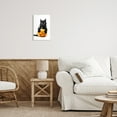 thumbnail image 3 of Stupell Industries Black Cat & Jack-o-Lantern Holiday Painting Unframed Art Print Wall Art, 10 x 15, 3 of 7