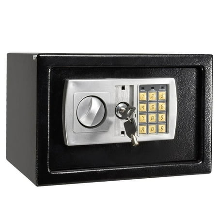 box digital lock safe costway keypad cash electronic gun jewelry safes