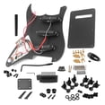 thumbnail image 2 of ST Style Guitare Électrique Kit Accessoire DIY Complet, Y Compris les Micros Précâblés Pickguard SSS et Autres Accessoires Noir, 2 of 6