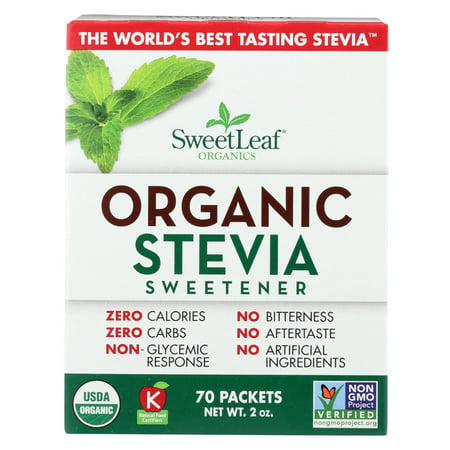 Sweet Leaf Sweetener - Organic - Stevia - 70