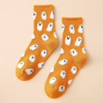 thumbnail image 7 of Yuanlong Women's Crew Socks Ghost Printed Spring And Summer Socks Soft Breathable Trendy Holiday Hosiery, 7 of 7