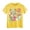 Yellow, variant on Girls Back To School Top In My 100 Days Smarter Era Pencil Apple Graphic Crewneck Short Sleeve T Shirt Pullover Tee