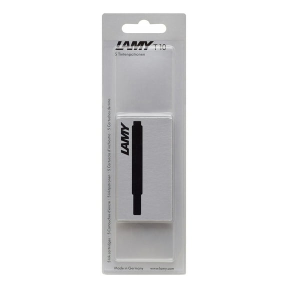 LAMY T10 Ink Cartridges, Black, 5 Count