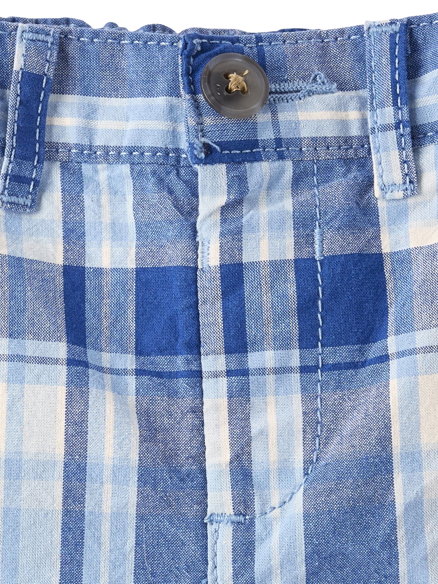 The Children's Place Baby & Toddler Boys Pull On Plaid Chino Shorts, Sizes 6M-5T