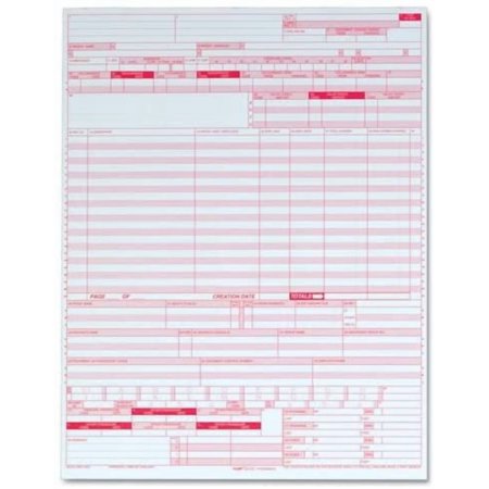 UB04 Hospital Insurance Claim Form 8 1/2 x 11 2,500 Forms