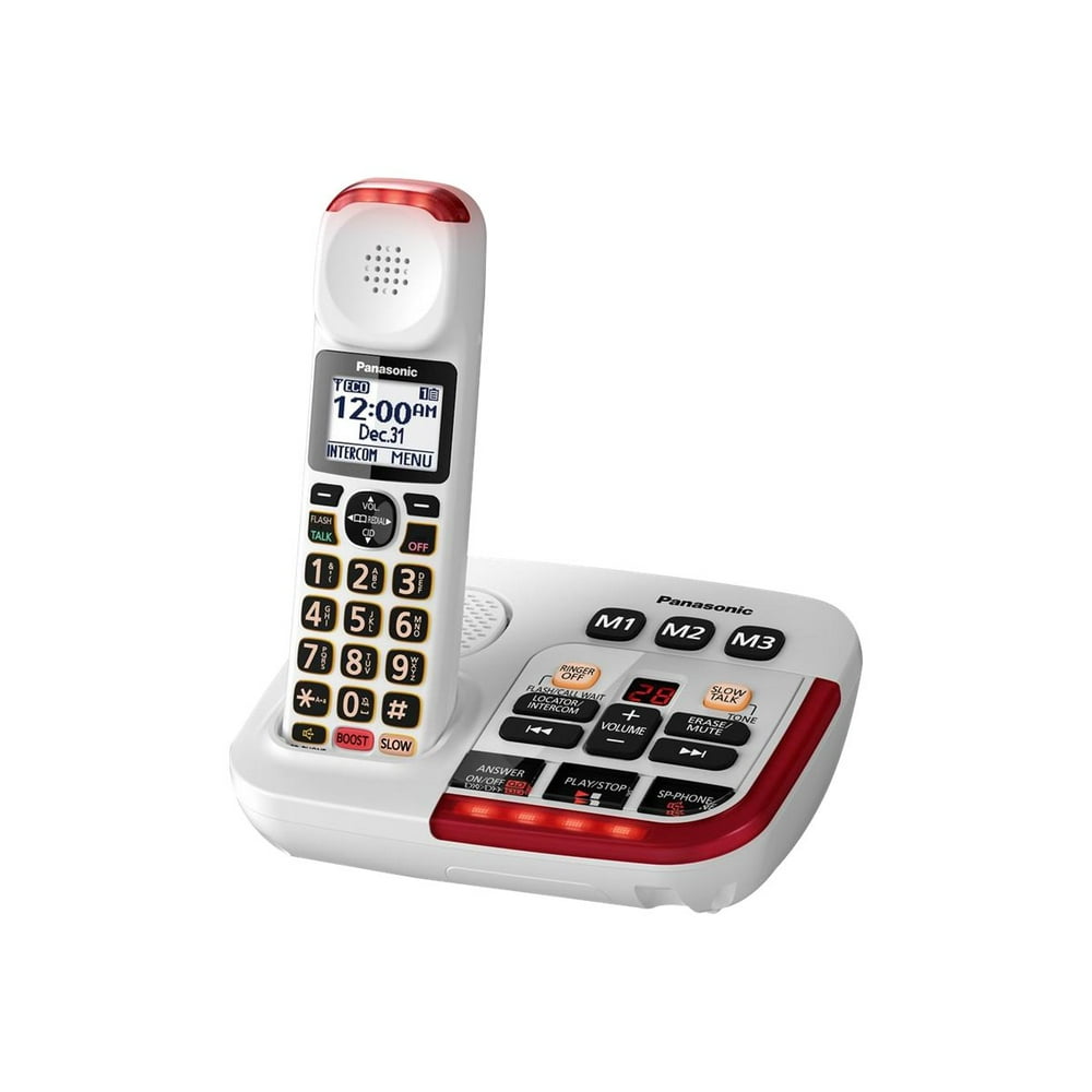 Panasonic KXTGM420W Cordless phone answering system with caller ID