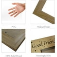 thumbnail image 3 of Best Friends Picture Frame Wood Photo Frames Engraved Display Wooden Tabletop Frame Long Distance Friendship Gifts for Hanging Wall Gallery Birthday Besties Home Desk Decor 4x6Inch DIY Heart, 3 of 9