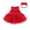 A-Red212, variant on WhouRiu Girls' Dresses Floral Embroidery Sleeveless Princess Dress with Headband Baby Birthday Party Outfit Set Pink,Size 9-12 M
