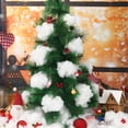thumbnail image 4 of 2 bolsas de decoración navideña falsa de nieve de Sumind con purpurina plateada, 4 of 6