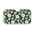 thumbnail image 6 of Lsque White Daisies and Bee Car Windshield Sun Shade | Accordion Folding Style Auto Shade for Car Truck SUV Van | Blocks UV Rays Sun Visor Protector | Small, 6 of 7