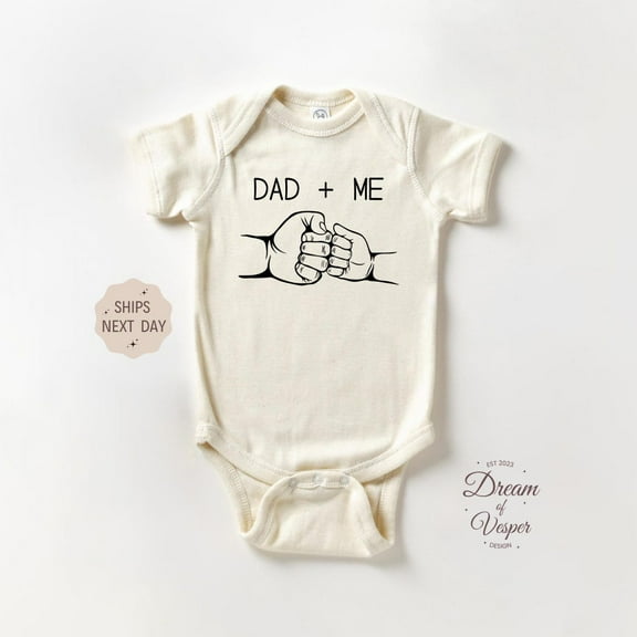 Baby Bodysuit BELLA CANVAS Dad   Me Baby Onesie, I Love My Dad Onesie, Family Baby Onesie, Baby Shower Gift, Newborn Bodysuit, Cute Baby Onesie, Best Baby Gift