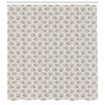 thumbnail image 3 of Ambesonne Astrology Shower Curtain, Celestial Boho Plant, 69"Wx84"L, Orange Black Grey, 3 of 3