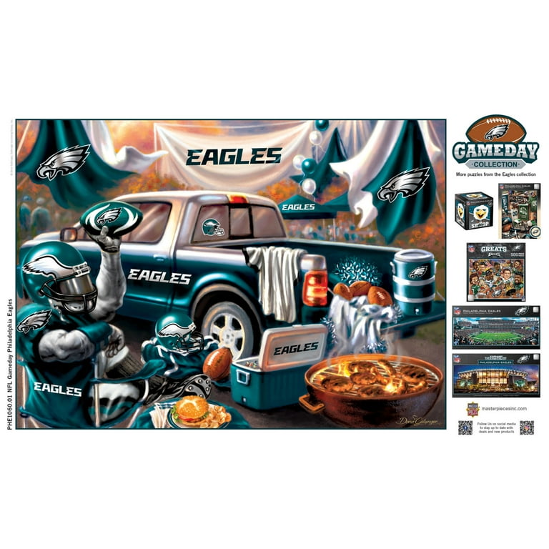 MasterPieces, NFL Puzzle, 1000pc, Philadelphia Eagles 19.25