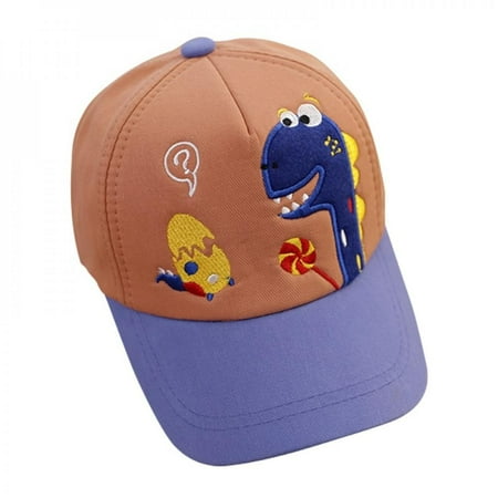 

Baby Cute Travel Leisure Dinosaur Matching Color Cap E
